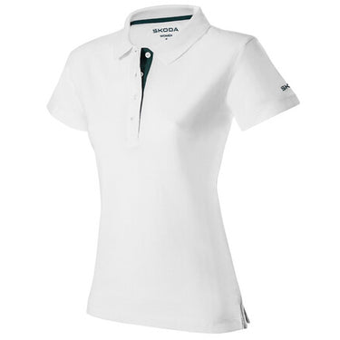 Škoda Damen Polo-Shirt, weiß (200590)