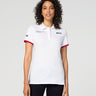 Porsche Damen Motorsport Polo- Shirt  Gr.XXL in Weiss (172432)