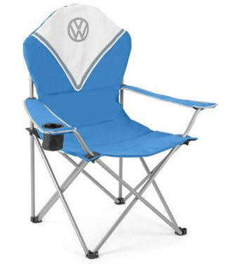 Volkswagen T1 Bus faltbarer Campingstuhl Deluxe mit Tragetasche - Blau (156797)