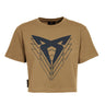 CUPRA BIG LOGO T-SHIRT Damen, TOBACCO BROWN (185726)