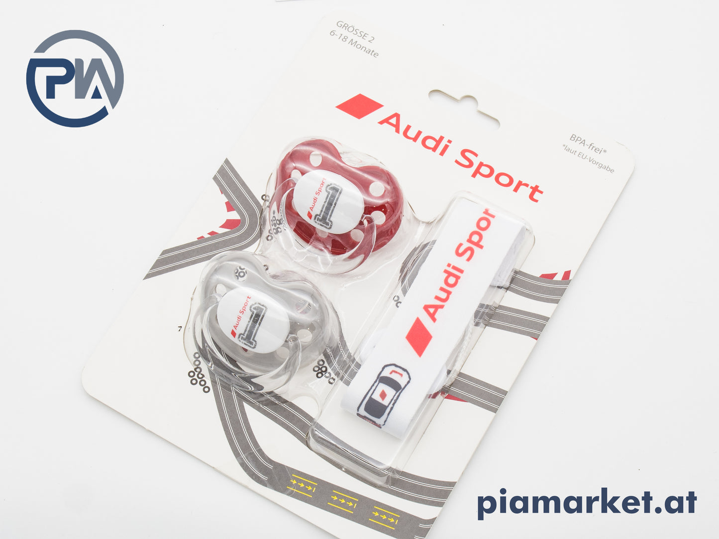 Audi Sport Baby Schnuller-Set