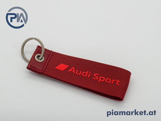 Audi Sport Schlüsselanhänger, Rot