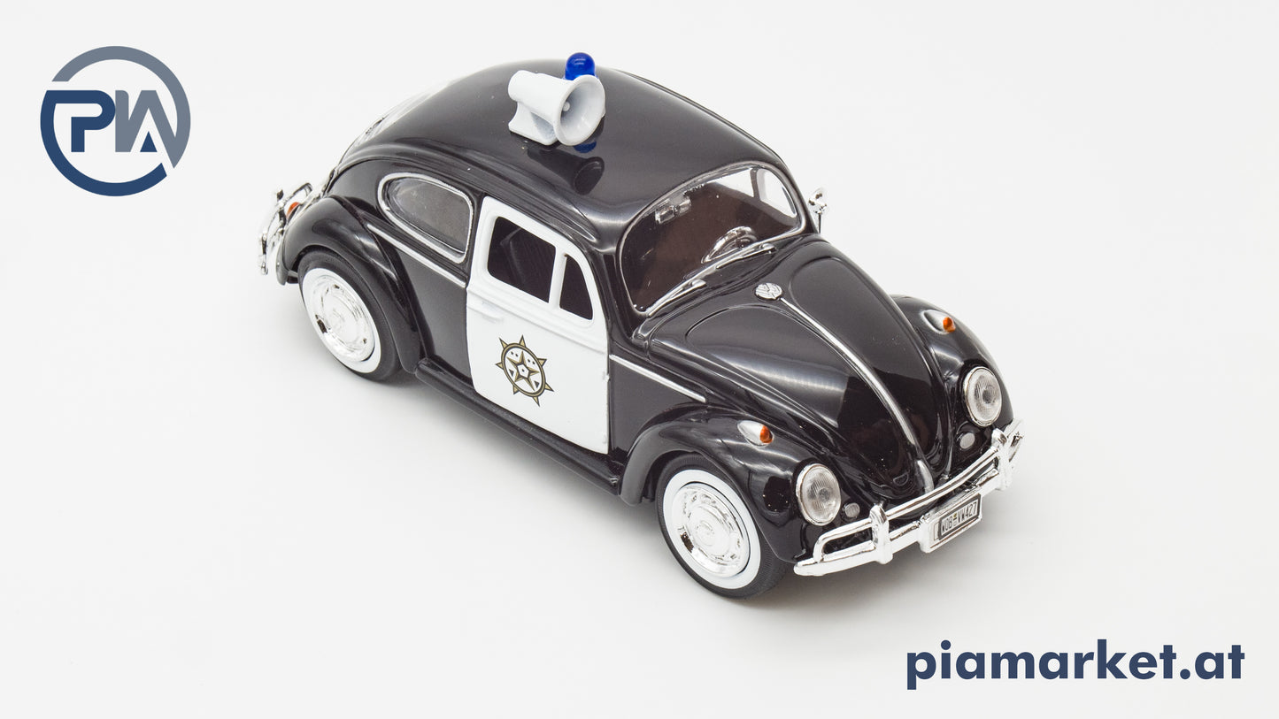 VW Käfer Polizei Modellauto, 1:24